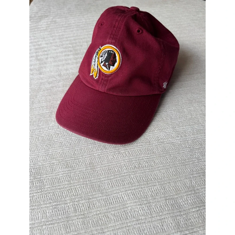 47 Brand Washington Redskins Kids Clean Up Hat Burgundy NFL Adjustable Cap